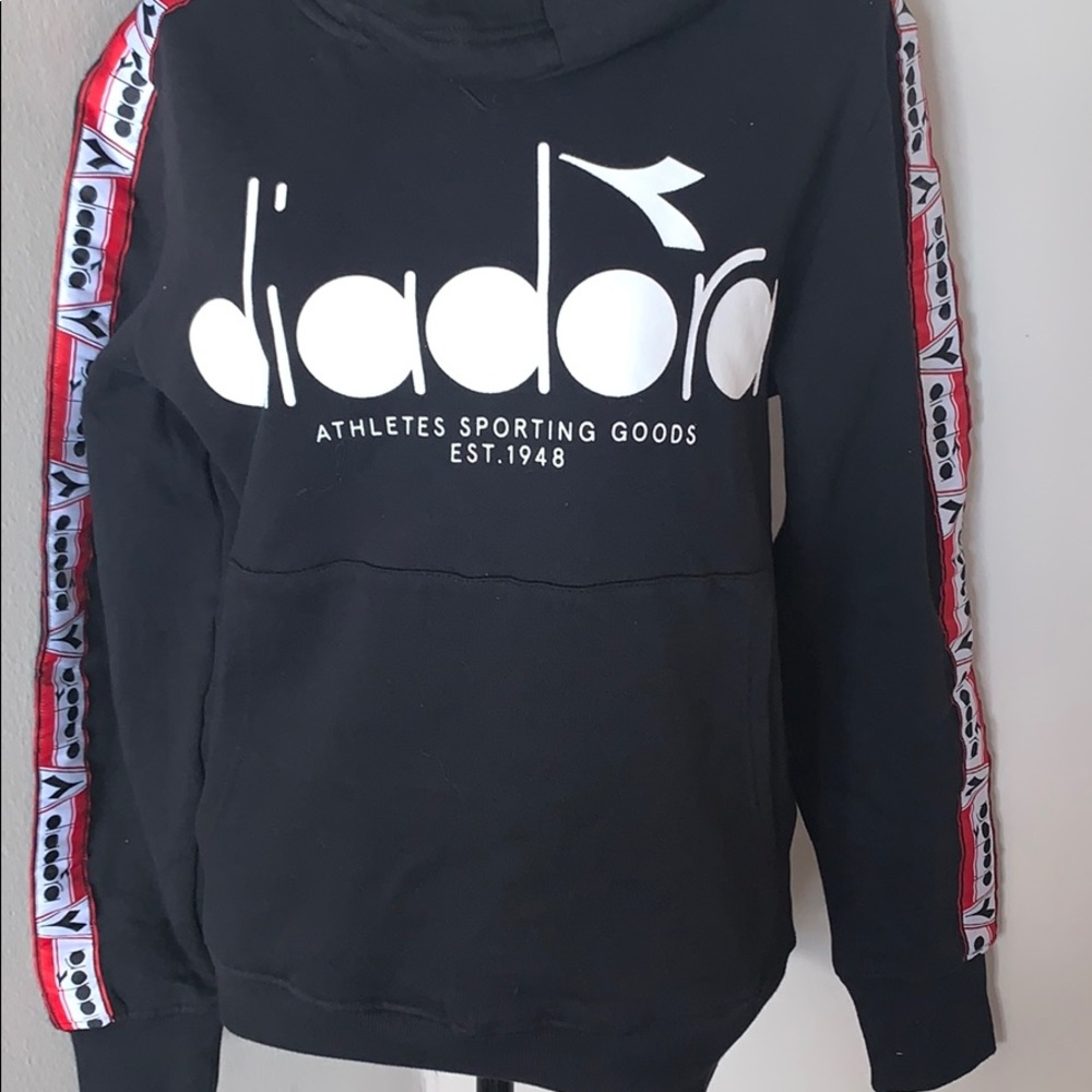Diadora Logo Hoodie Size XS NWT - Picture 5 of 7